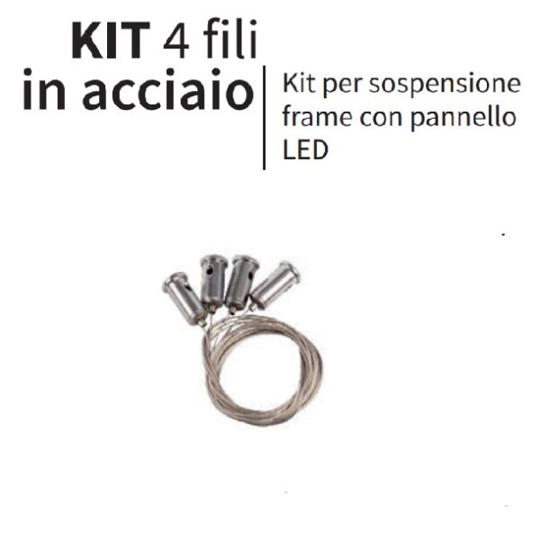 Kit Montaggio sospensione per pannello led